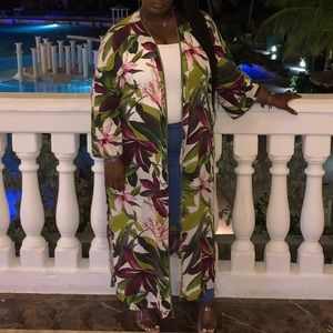 COPY - Floral Print Kimono